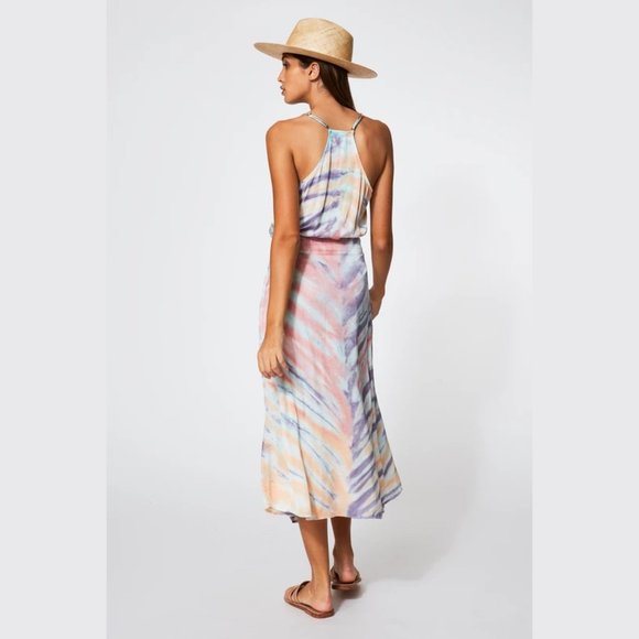 𝓢𝓸𝓵𝓭 SAVANNA SKIRT IN PLUM AUSTIN WASH - Picture 4 of 4